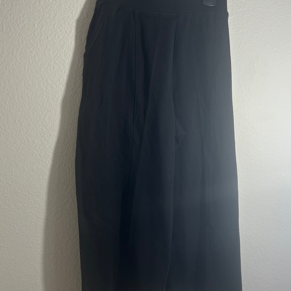 Pact women’s Organic Airplane Pintuck
Wide Leg Pant Sz XL Black SOFT TRAVEL - Picture 5 of 11